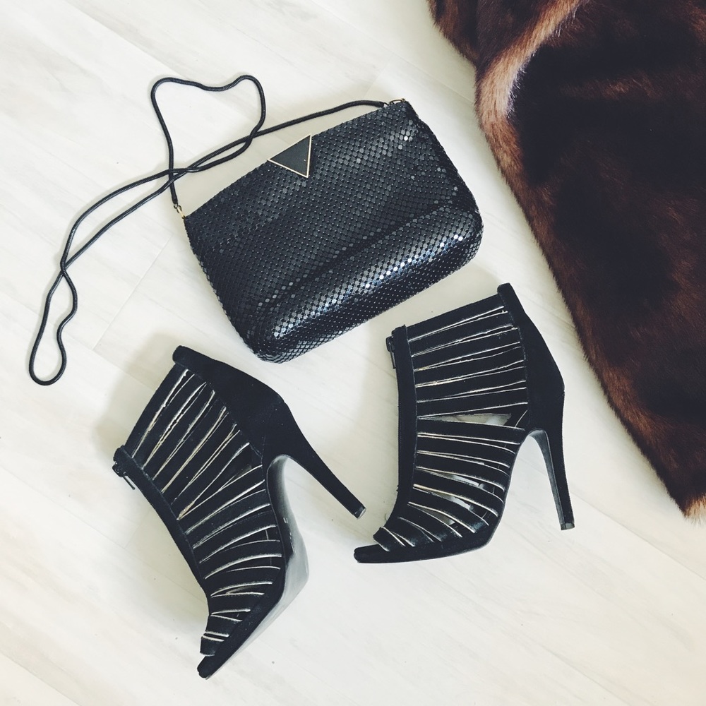Dolce Vita Vegan Suede and Metallic Heels